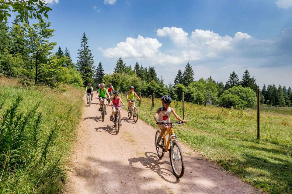 vélo en famille